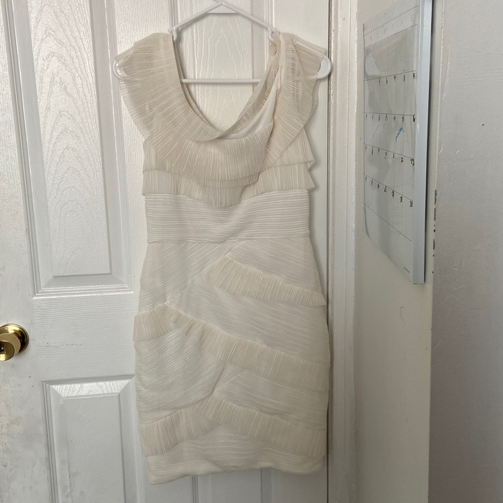 White Ruffle Dress - Picture 1 of 4